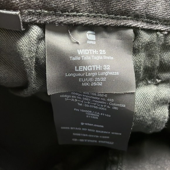 G-Star Raw 5620 Skinny Moto Biker Jeans - Picture 10 of 11